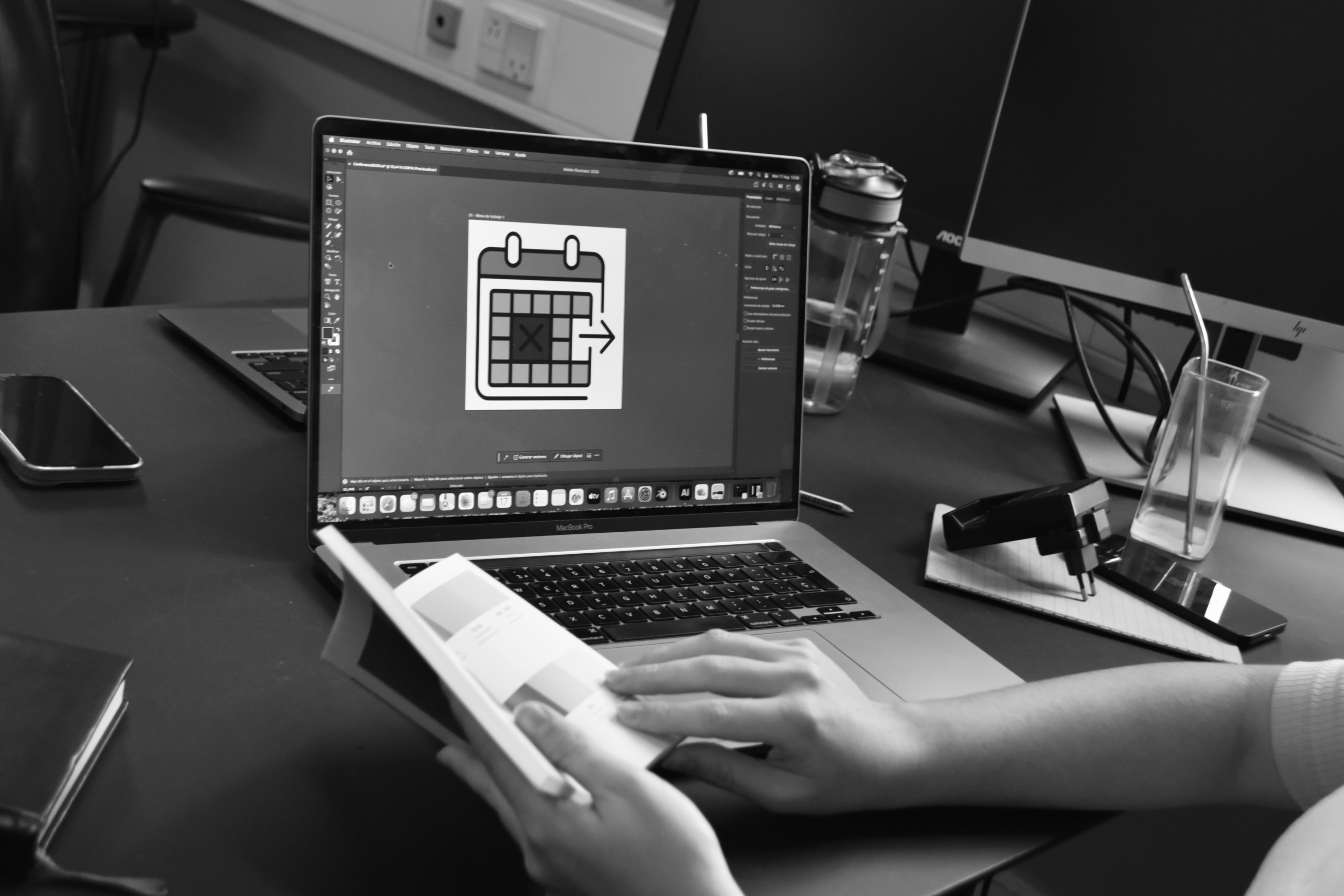 Laura Medina Alaminos workspace background